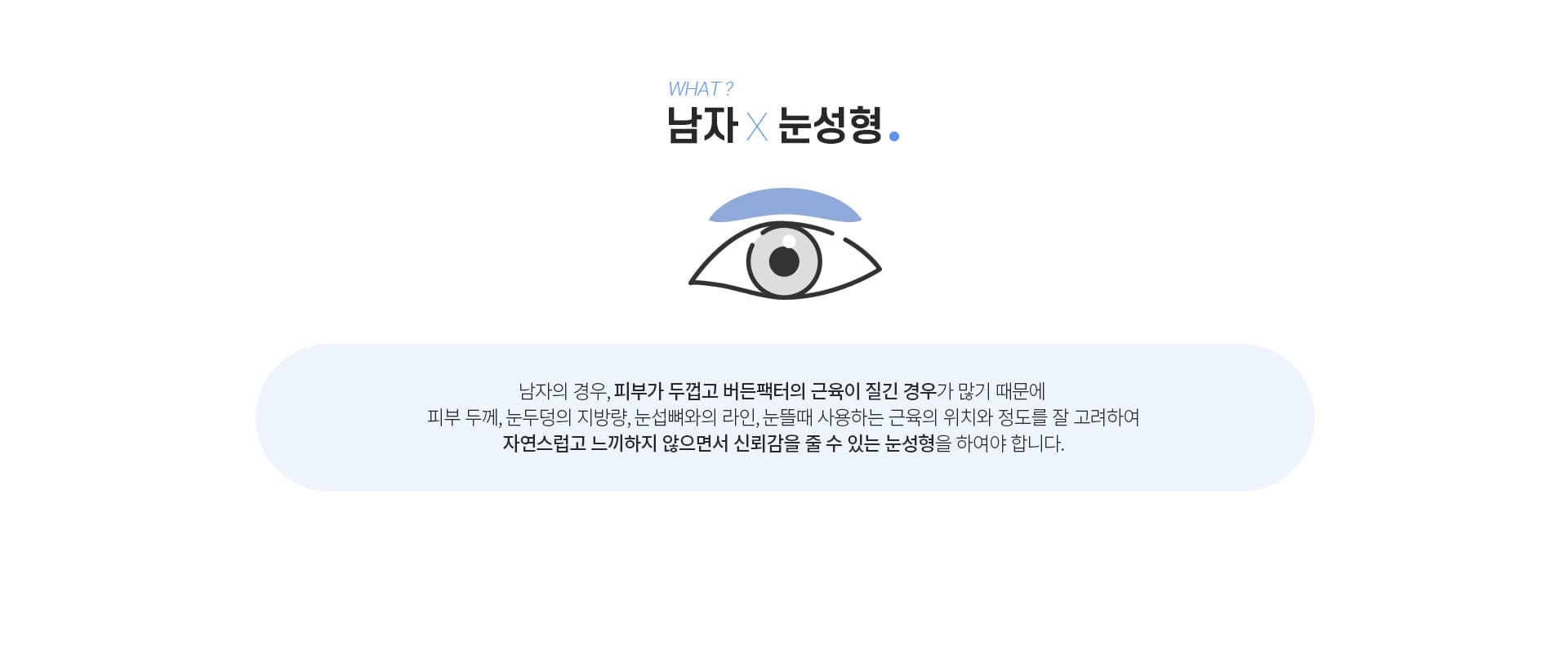 남자눈성형은?