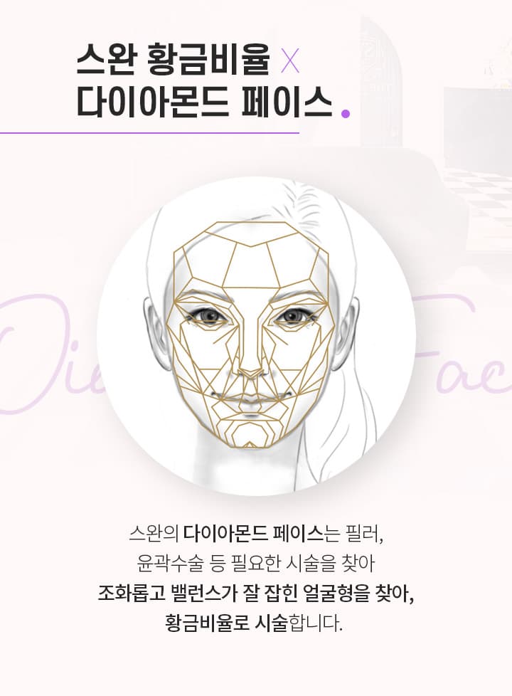 스완 황금비율 다이아몬드페이스