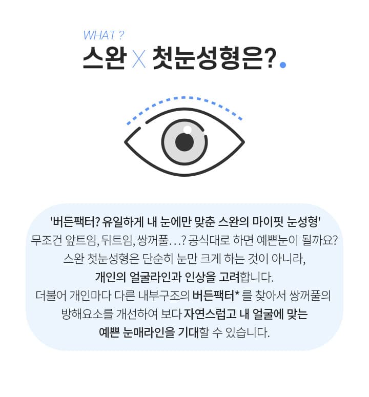 스완 첫눈성형은?