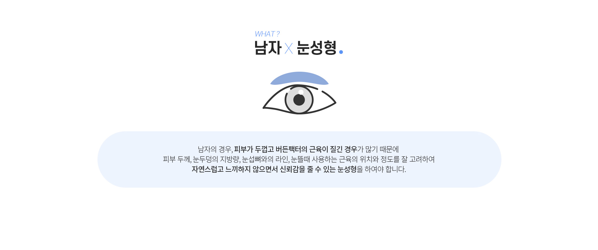 남자눈성형은? 