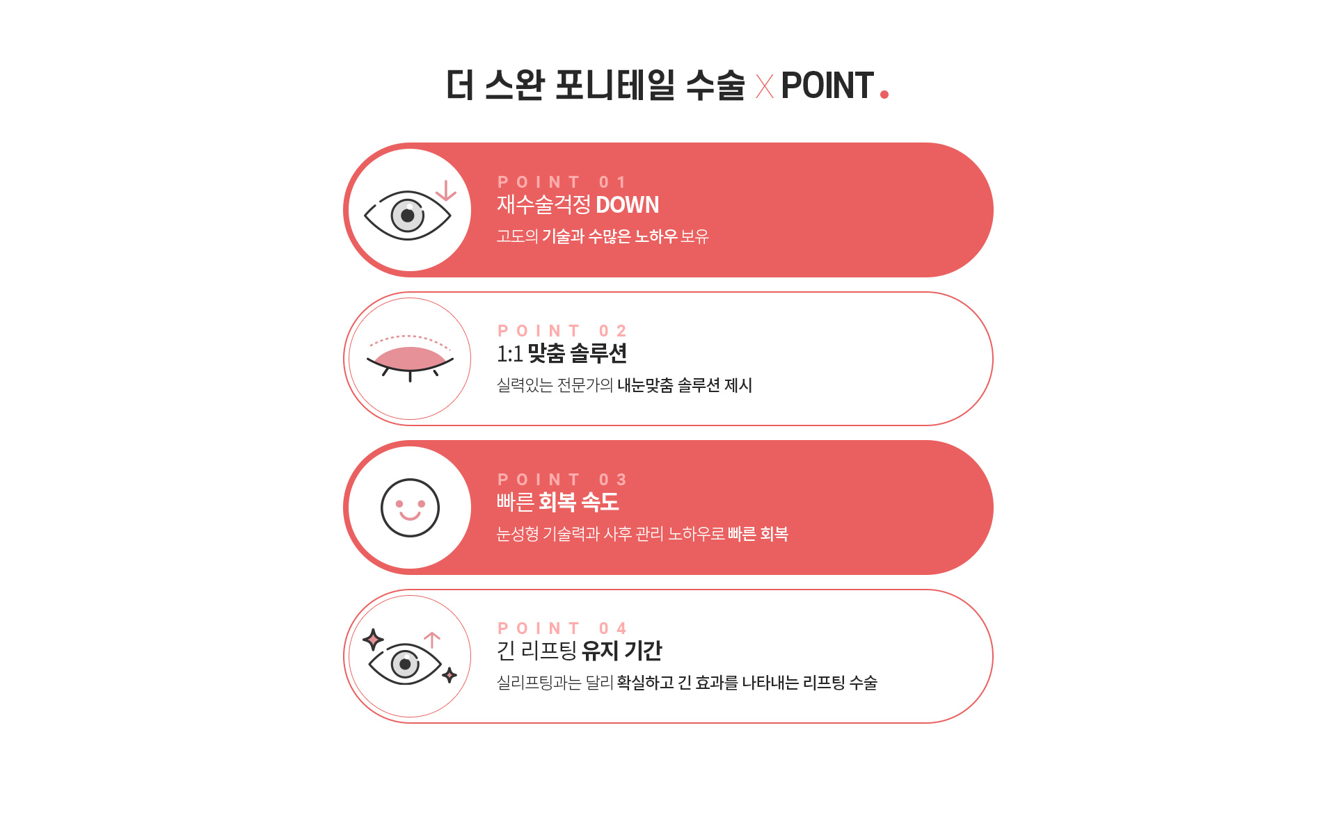 포니테일 수술 포인트 